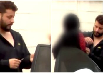 VÍDEO: falso médico aplica injeção em mulher na rua, em Mogi das Cruzes
