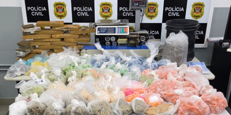 Polícia Civil de São José dos Campos apreende mais de 45 kg de drogas em operação contra o tráfico